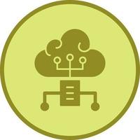 Cloud Computing Vector Icon