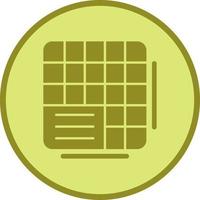 Table Data Vector Icon