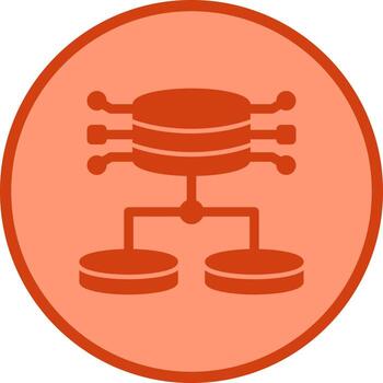 icono de vector de datos estructurados