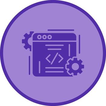 icono de vector de codificación