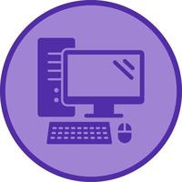 icono de vector de computadora