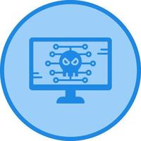 icono de vector de malware