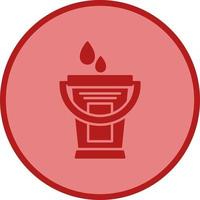 Water Bucket Vector Icon