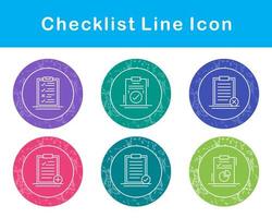 Checklist Vector Icon Set