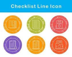 Checklist Vector Icon Set