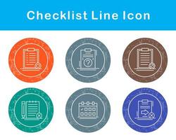 Checklist Vector Icon Set