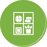 Bookshelf Vector Icon