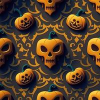 Halloween-themed digital paper and patterns Images of digital paper and patterns that feature pumpkin motifs photo