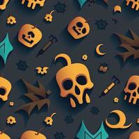 Halloween-themed digital paper and patterns Images of digital paper and patterns that feature pumpkin motifs photo