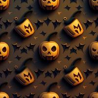 Halloween-themed digital paper and patterns Images of digital paper and patterns that feature pumpkin motifs photo