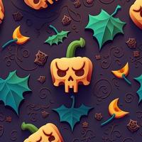 Halloween-themed digital paper and patterns Images of digital paper and patterns that feature pumpkin motifs photo