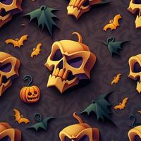 Halloween-themed digital paper and patterns Images of digital paper and patterns that feature pumpkin motifs photo