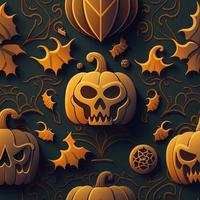 Halloween-themed digital paper and patterns Images of digital paper and patterns that feature pumpkin motifs photo