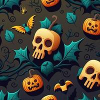 Halloween-themed digital paper and patterns Images of digital paper and patterns that feature pumpkin motifs photo