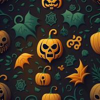 Halloween-themed digital paper and patterns Images of digital paper and patterns that feature pumpkin motifs photo