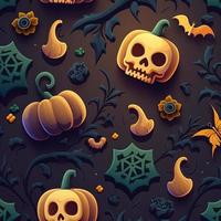 Halloween-themed digital paper and patterns Images of digital paper and patterns that feature pumpkin motifs photo