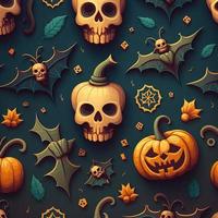 Halloween-themed digital paper and patterns Images of digital paper and patterns that feature pumpkin motifs photo