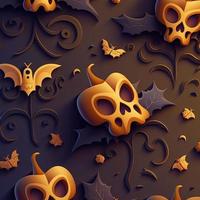 Halloween-themed digital paper and patterns Images of digital paper and patterns that feature pumpkin motifs photo