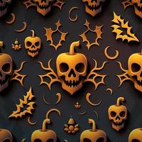 Halloween-themed digital paper and patterns Images of digital paper and patterns that feature pumpkin motifs photo