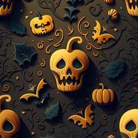 Halloween-themed digital paper and patterns Images of digital paper and patterns that feature pumpkin motifs photo