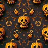 Halloween-themed digital paper and patterns Images of digital paper and patterns that feature pumpkin motifs photo