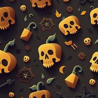 Halloween-themed digital paper and patterns Images of digital paper and patterns that feature pumpkin motifs photo