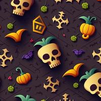 Halloween-themed digital paper and patterns Images of digital paper and patterns that feature pumpkin motifs photo