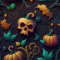 Halloween-themed digital paper and patterns Images of digital paper and patterns that feature pumpkin motifs photo