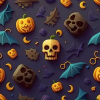 Halloween-themed digital paper and patterns Images of digital paper and patterns that feature pumpkin motifs photo