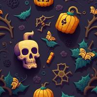 Halloween-themed digital paper and patterns Images of digital paper and patterns that feature pumpkin motifs photo