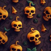Halloween-themed digital paper and patterns Images of digital paper and patterns that feature pumpkin motifs photo