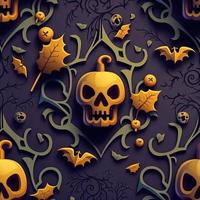 Halloween-themed digital paper and patterns Images of digital paper and patterns that feature pumpkin motifs photo