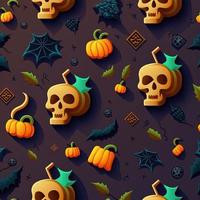 Halloween-themed digital paper and patterns Images of digital paper and patterns that feature pumpkin motifs photo