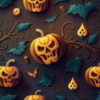 Halloween-themed digital paper and patterns Images of digital paper and patterns that feature pumpkin motifs photo