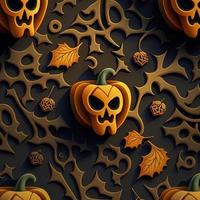 Halloween-themed digital paper and patterns Images of digital paper and patterns that feature pumpkin motifs photo