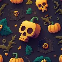 Halloween-themed digital paper and patterns Images of digital paper and patterns that feature pumpkin motifs photo