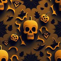Halloween-themed digital paper and patterns Images of digital paper and patterns that feature pumpkin motifs photo