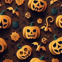 Halloween-themed digital paper and patterns Images of digital paper and patterns that feature pumpkin motifs photo