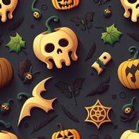 Halloween-themed digital paper and patterns Images of digital paper and patterns that feature pumpkin motifs photo