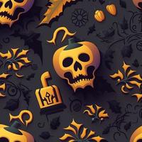 Halloween-themed digital paper and patterns Images of digital paper and patterns that feature pumpkin motifs photo
