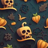 Halloween-themed digital paper and patterns Images of digital paper and patterns that feature pumpkin motifs photo