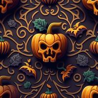 Halloween-themed digital paper and patterns Images of digital paper and patterns that feature pumpkin motifs photo
