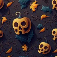 Halloween-themed digital paper and patterns Images of digital paper and patterns that feature pumpkin motifs photo