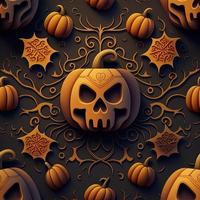 Halloween-themed digital paper and patterns Images of digital paper and patterns that feature pumpkin motifs photo
