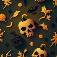 Halloween-themed digital paper and patterns Images of digital paper and patterns that feature pumpkin motifs photo