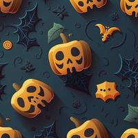Halloween-themed digital paper and patterns Images of digital paper and patterns that feature pumpkin motifs photo