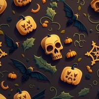 Halloween-themed digital paper and patterns Images of digital paper and patterns that feature pumpkin motifs photo