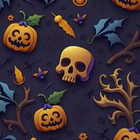 Halloween-themed digital paper and patterns Images of digital paper and patterns that feature pumpkin motifs photo