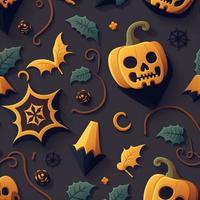 Halloween-themed digital paper and patterns Images of digital paper and patterns that feature pumpkin motifs photo
