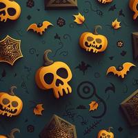 Halloween-themed digital paper and patterns Images of digital paper and patterns that feature pumpkin motifs photo